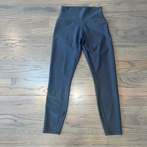 Alo Yoga High-Waist Airlift Leggings Steel Grey 7/8 Small | Limited Color - Picture 1 of 4